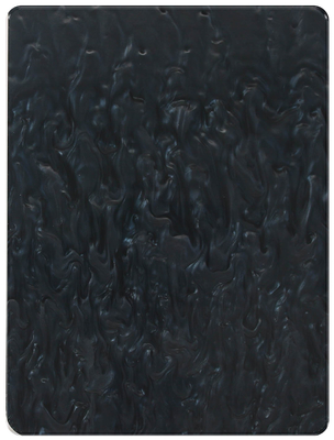 Le modèle de marbrure de perle noire a moulé les feuilles acryliques de perspex 1/8&quot; pour Art Crafts