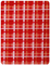 L'acrylique rouge de perle de plexiglass de grille couvre 3mm épais pour le décor de meubles de Chambre